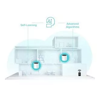TP-Link Deco X55(3-pack) - AX3000 Wi-Fi 6 Mesh rendszer az egész ház lefedettségéhez - HomeShield - (3-pack)