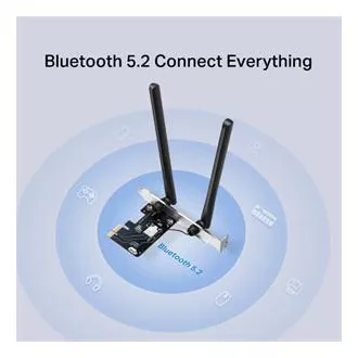 MERCUSYS MA86XE - PCI Express adapter AXE5400, vezeték nélküli WiFi 6E