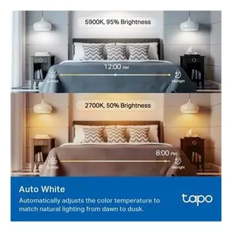 TP-Link Tapo L535E, Intelligens Wi-Fi LED izzó színes, 2500-6500K, E27