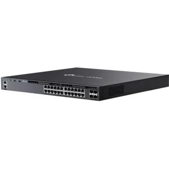 TP-Link SG6428XHP Omada 24 portos Gigabit RJ45 stackable L3 PoE  switch, 720 W teljes PoE költségvetés