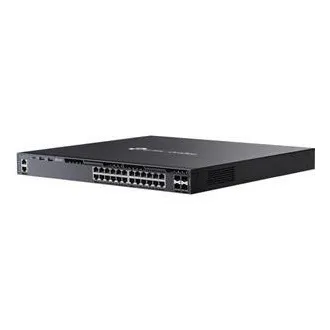 TP-Link SG6428XHP Omada 24 portos Gigabit RJ45 stackable L3 PoE  switch, 720 W teljes PoE költségvetés