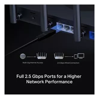 MERCUSYS MR47BE - BE9300 Tri-Band Wi-Fi 7 Router, 2.5G WAN, 3x 2.5G LAN, EasyMesh
