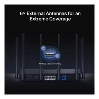 MERCUSYS MR47BE - BE9300 Tri-Band Wi-Fi 7 Router, 2.5G WAN, 3x 2.5G LAN, EasyMesh