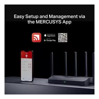 MERCUSYS MR47BE - BE9300 Tri-Band Wi-Fi 7 Router, 2.5G WAN, 3x 2.5G LAN, EasyMesh