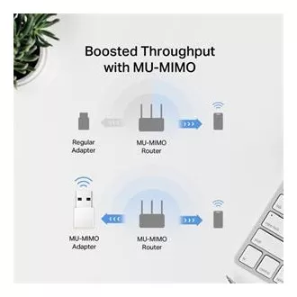 MERCUSYS MA30N - AC1300 vezeték nélküli kétsávos USB Nano adapter