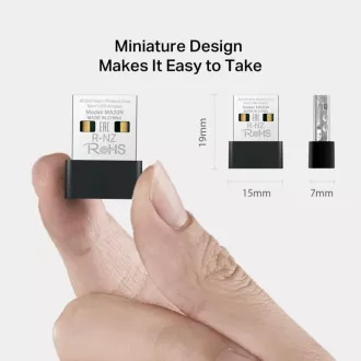 MERCUSYS MA20N - AC650 vezeték nélküli kétsávos USB Nano adapter