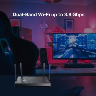 TP-Link Archer BE230 - BE3600 Wi-Fi 7 útválasztó, 1x2.5G WAN, 1x2.5G LAN, 3xGLAN, USB 3.0, HomeShield, EasyMesh