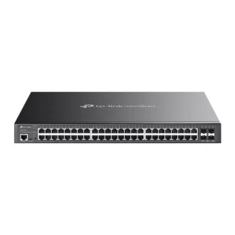 TP-Link SG3452XMPP Omada 48 portos Gigabit és 4 portos 10GE SFP  L2  menedzselt kapcsoló 40 PoE  és 8 PoE   porttal