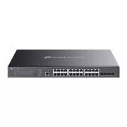 TP-Link SG3428XMPP Omada 24 portos Gigabit és 4 portos 10GE SFP  menedzselt L2  kapcsoló 16 PoE  és 8 PoE   porttal