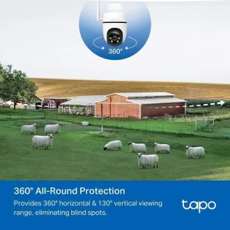 TP-Link Tapo C501GW - Kültéri 4G LTE pásztázó/kidőlő kamera, LTE/LAN, 2MP (1920x1080) 122°, ONVIF