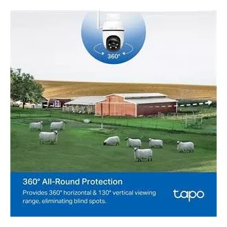 TP-Link Tapo C501GW - Kültéri 4G LTE pásztázó/kidőlő kamera, LTE/LAN, 2MP (1920x1080) 122°, ONVIF