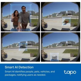 TP- Link Tapo D235 Videokamera ajtócsengővel