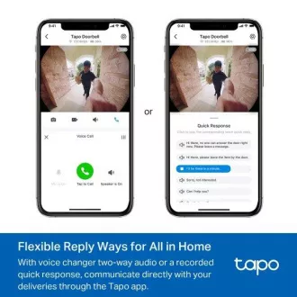 TP- Link Tapo D235 Videokamera ajtócsengővel