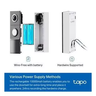 TP- Link Tapo D235 Videokamera ajtócsengővel