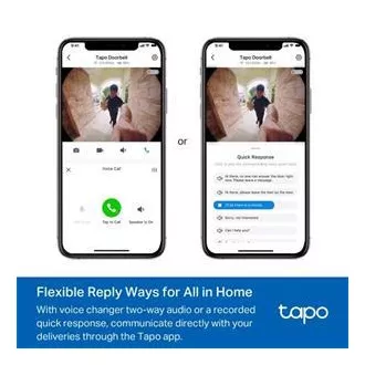 TP- Link Tapo D235 Videokamera ajtócsengővel