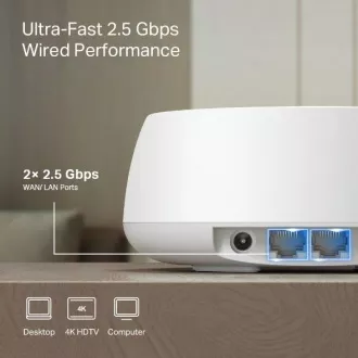 TP-Link Deco BE25(1-pack) - BE3600 Mesh WiFi 7 rendszer az egész háztartás számára TP-Link Deco BE25(1-pack) - BE3600 Mesh WiFi 7 rendszer az egész háztartás számára