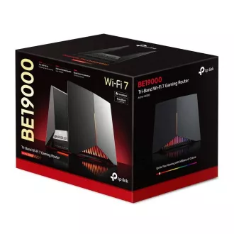 TP-Link Archer GE800 - BE19000, 1x10GLAN, 2x2.5GLAN, 4xLAN, 1x USB 3.0, Tri-band gaming Wi-Fi 7 útválasztó, HomeShiel™, EasyMesh™