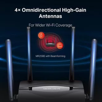 Mercusys MR25BE kétsávos Wi-Fi 7 router BE3600
