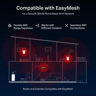 Mercusys MR25BE kétsávos Wi-Fi 7 router BE3600