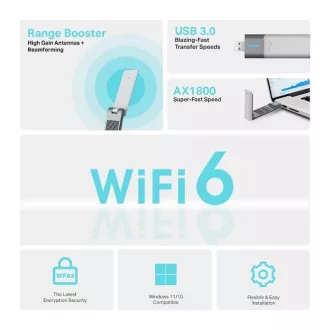 TP-Link Archer TX20UH - Nagy nyereségű vezeték nélküli USB adapter AX1800 TP-Link Archer TX20UH - Nagy nyereségű vezeték nélküli USB adapter AX1800