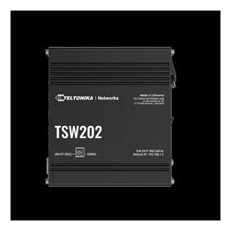 Teltonika PoE  L2 menedzselt kapcsoló 8 10/100/1000, 2x SFP - TSW202