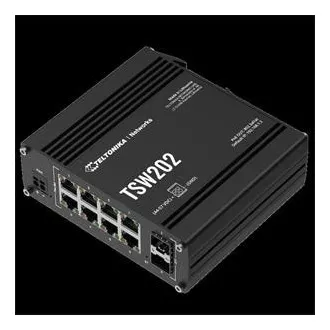 Teltonika PoE  L2 menedzselt kapcsoló 8 10/100/1000, 2x SFP - TSW202