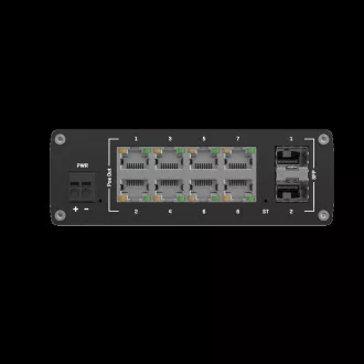 Teltonika PoE  L2 menedzselt kapcsoló 8 10/100/1000, 2x SFP - TSW202