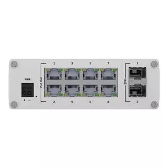 Teltonika PoE  felügyelet nélküli kapcsoló 8, 10/100/1000, 2x SFP port - TSW200