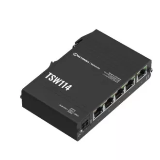 Teltonika GIGABIT DIN RAIL ETHERNET VÁLTOZÓ - TSW114