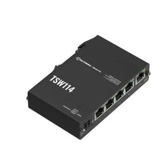 Teltonika GIGABIT DIN RAIL ETHERNET VÁLTOZÓ - TSW114