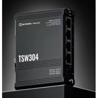 Teltonika ETHERNET DIN sínes kapcsoló - TSW304