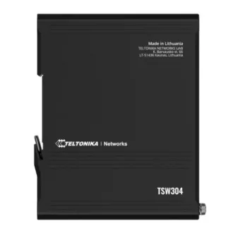 Teltonika ETHERNET DIN sínes kapcsoló - TSW304
