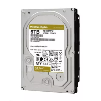 WD GOLD WD6004FRYZ 6TB SATA/6Gb/s 256MB gyorsítótár 7200rpm, CMR, Enterprise WD GOLD WD6004FRYZ 6TB SATA/6Gb/s 256MB gyorsítótár 7200rpm, CMR, Enterprise
