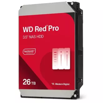 WD RED Pro NAS WD260KFGX 26TB SATAIII/600 512MB gyorsítótár, 272 MB/s, CMR