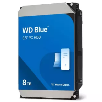 WD BLUE WD60EZAX 8TB SATA/600 256MB gyorsítótár, 3,5" AF, 5400 RPM
