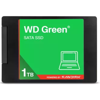 WD GREEN 3D NAND SSD WDS100T5G0A 1TB, SATA III 6Gb/s, 545MB/s, 2.5" WD GREEN 3D NAND SSD WDS100T5G0A 1TB, SATA III 6Gb/s, 545MB/s, 2.5"