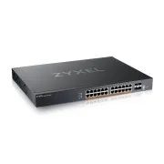 Zyxel XMG2230-28HP, L3 hozzáférési kapcsoló, 24x 2,5 G, AC: 700 W PoE, DC: 1440 W PoE, 4 x SFP  uplink, 1 év NebulaFlex Pro-val együtt