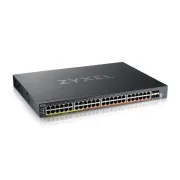 Zyxel XMG2230-52HP, L3 hozzáférési kapcsoló, 16x 2,5 G, 32x 1 G, AC: 960 W PoE, DC: 2400 W PoE, 4 x SFP  uplink, 1 év NebulaF garanciával
