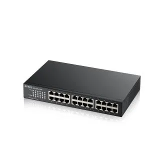 Zyxel GS1100-24ES 24 portos Gigabit – DIP-választós, nem menedzselt kapcsoló v3 Zyxel GS1100-24ES 24 portos Gigabit – DIP-választós, nem menedzselt kapcsoló v3