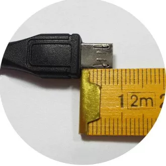 Kábel micro USB 2.0, A-B 1,8 m, hosszabb csatlakozóval Kábel micro USB 2.0, A-B 1,8 m, hosszabb csatlakozóval