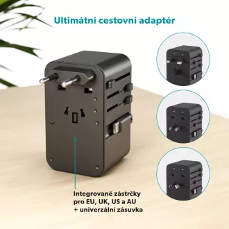 Epico UltraBoost GaN 70W-os utazási adapter EU70