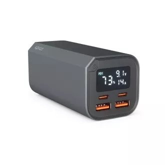 Epico Alu Power Bank PD 100W - 20 000mAh - szürke