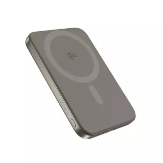 Epico Qi2 5000mAh Alu Mag  PowerBank EM51 -titán