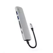 Epico 6in1 Alu Hub 8K USB-C csatlakozóval - ezüst