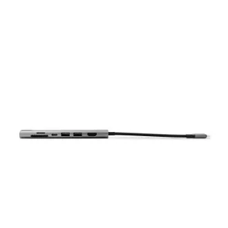 Epico 7in1 Multimedia Hub 8K USB-C csatlakozóval - szürke
