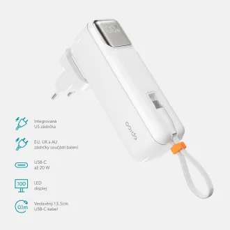 Epico 2in1 5000mAh powerbank és adapter ET30