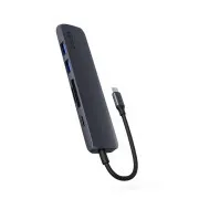 Epico 6in1 alumínium USB-C 8K hub - tintasugaras