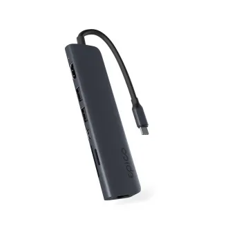 Epico 7in1 alumínium USB-C 8K hub - tintasugaras