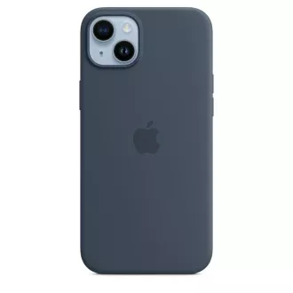 iPhone 14  szilikon tok MS-szel - Viharkék