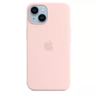 iPhone 14 szilikon tok MagSafe-vel - Rózsaszín kréta színű iPhone 14 szilikon tok MagSafe-vel - Rózsaszín kréta színű